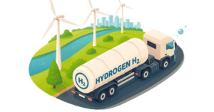 Darstellung von H2O als Infografik