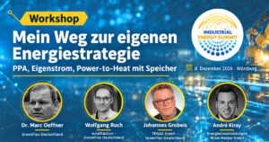 Speaker auf Industrial Energy Summit